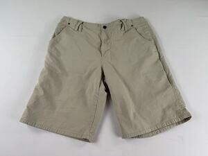 Jordan Mens Shorts Size 38 Khaki Beige Casual Chino Jumpman Logo